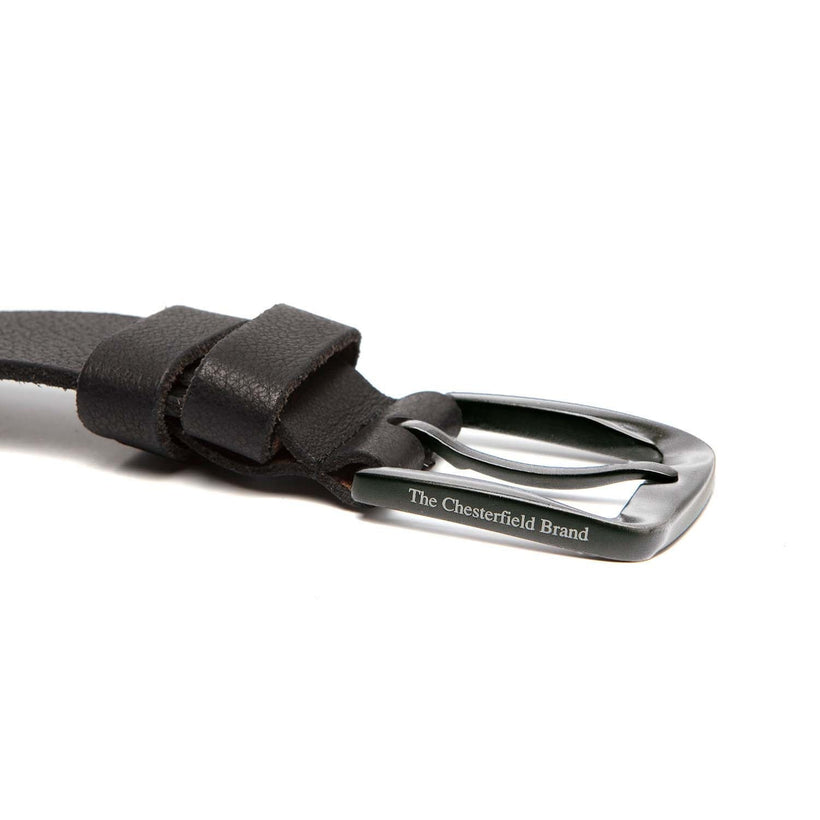 Copper Full-Grain Leather Belt for Herre
