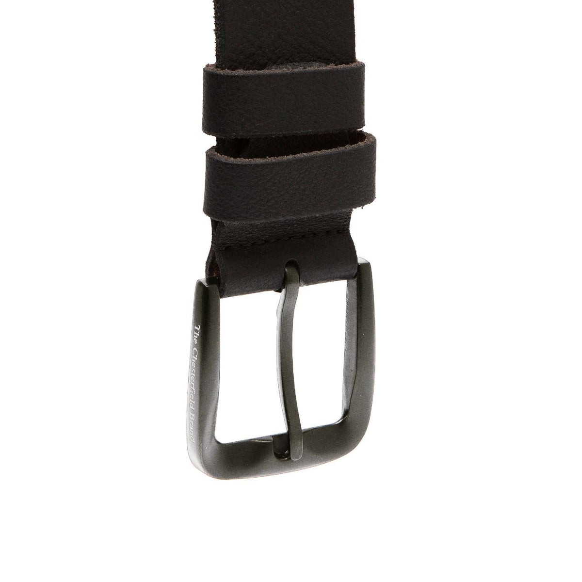 Copper Full-Grain Leather Belt for Herre - Structured Side Profile Showing Gusset Depth &amp; Expansion Capacity
