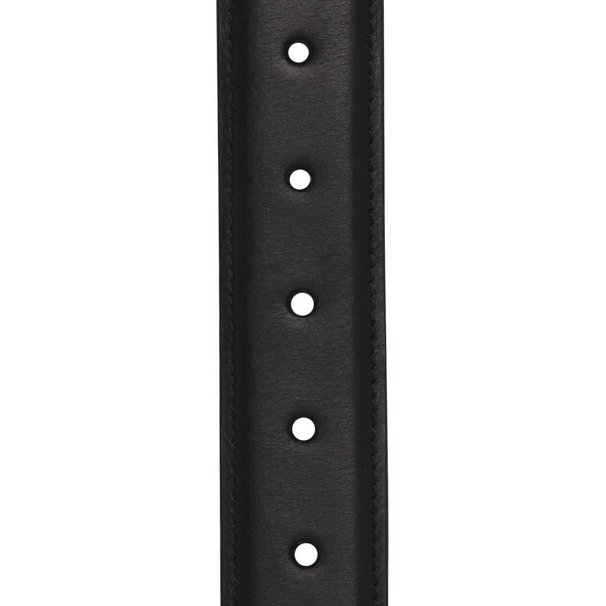 Elliot Full-Grain Leather Belt for Herre - Structured Side Profile Showing Gusset Depth &amp; Expansion Capacity
