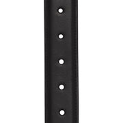 Elliot Full-Grain Leather Belt for Herre - Structured Side Profile Showing Gusset Depth &amp; Expansion Capacity