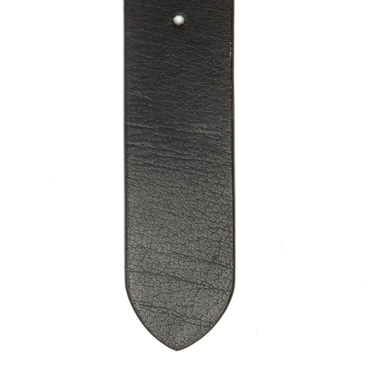Solid Antique Brass Hardware &amp; Heavy-Duty Dual Zipper Detail on Morrison Full-Grain Leather Belt for Herre