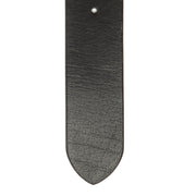 Solid Antique Brass Hardware &amp; Heavy-Duty Dual Zipper Detail on Morrison Full-Grain Leather Belt for Herre