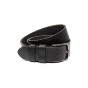 Morrison Full-Grain Leather Belt for Herre in Classic 100% Full-Grain Leather - Full Exterior Front Profile View | Buy Online