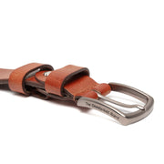 Morrison Full-Grain Leather Belt for Herre – alternate product view 2