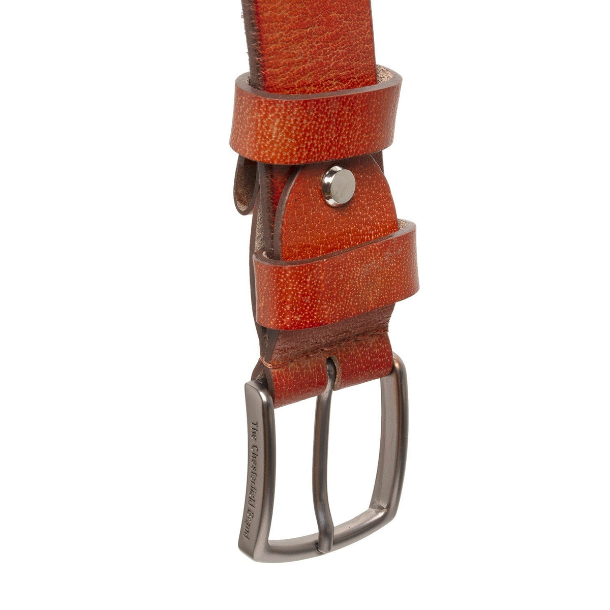 Morrison Full-Grain Leather Belt for Herre – alternate product view 3