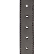 Solid Antique Brass Hardware &amp; Heavy-Duty Dual Zipper Detail on Lys brunaro Full-Grain Leather Belt for Herre