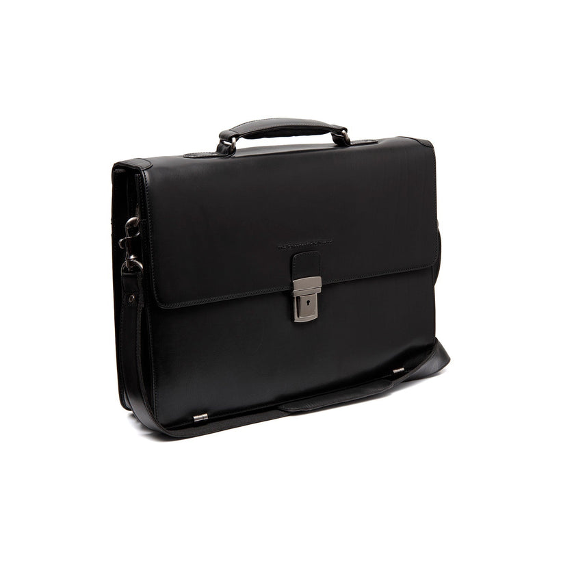 Salvatore Full-Grain Leather Briefcase for Herre