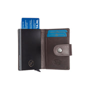 Barrea Full-Grain Leather Card Holder for Kvinner – alternate product view 3