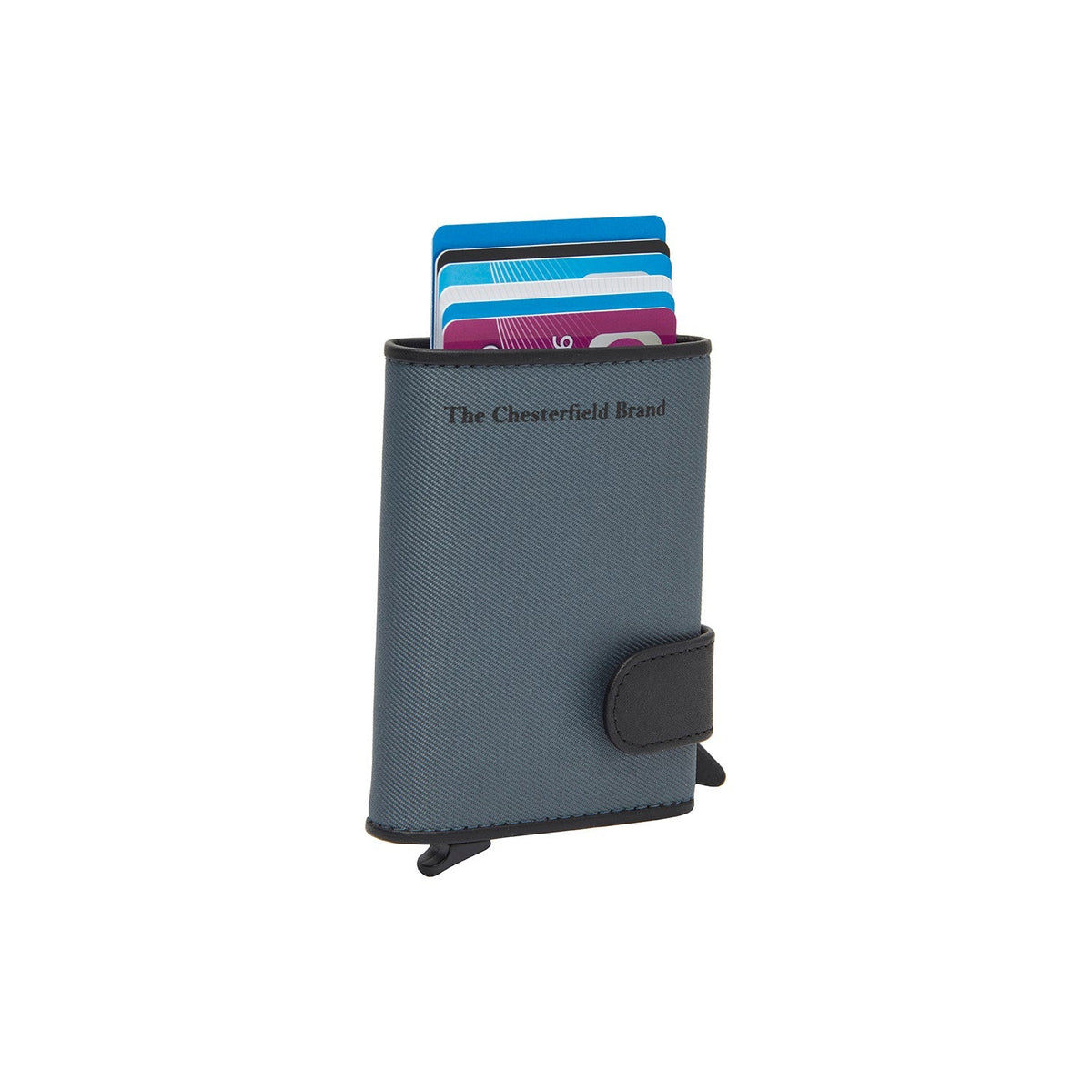 Delsbo Full-Grain Leather Card Holder for Kvinner in Classic 100% Full-Grain Leather - Full Exterior Front Profile View | Buy Online
