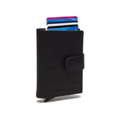 Hannover Full-Grain Leather Card Holder for Kvinner in Classic 100% Full-Grain Leather - Full Exterior Front Profile View | Buy Online