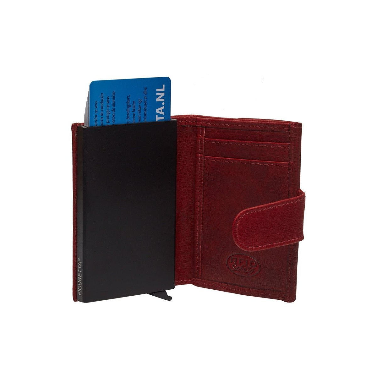 Hannover Full-Grain Leather Card Holder for Kvinner – alternate product view 3