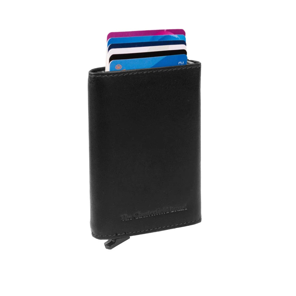 Lancaster Full-Grain Leather Card Holder for Kvinner in Classic 100% Full-Grain Leather - Full Exterior Front Profile View | Buy Online