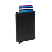 Lancaster Full-Grain Leather Card Holder for Kvinner in Classic 100% Full-Grain Leather - Full Exterior Front Profile View | Buy Online