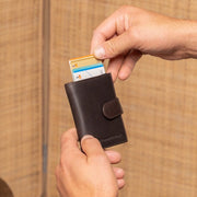 Leipzig Full-Grain Leather Card Holder for Kvinner – alternate product view 2