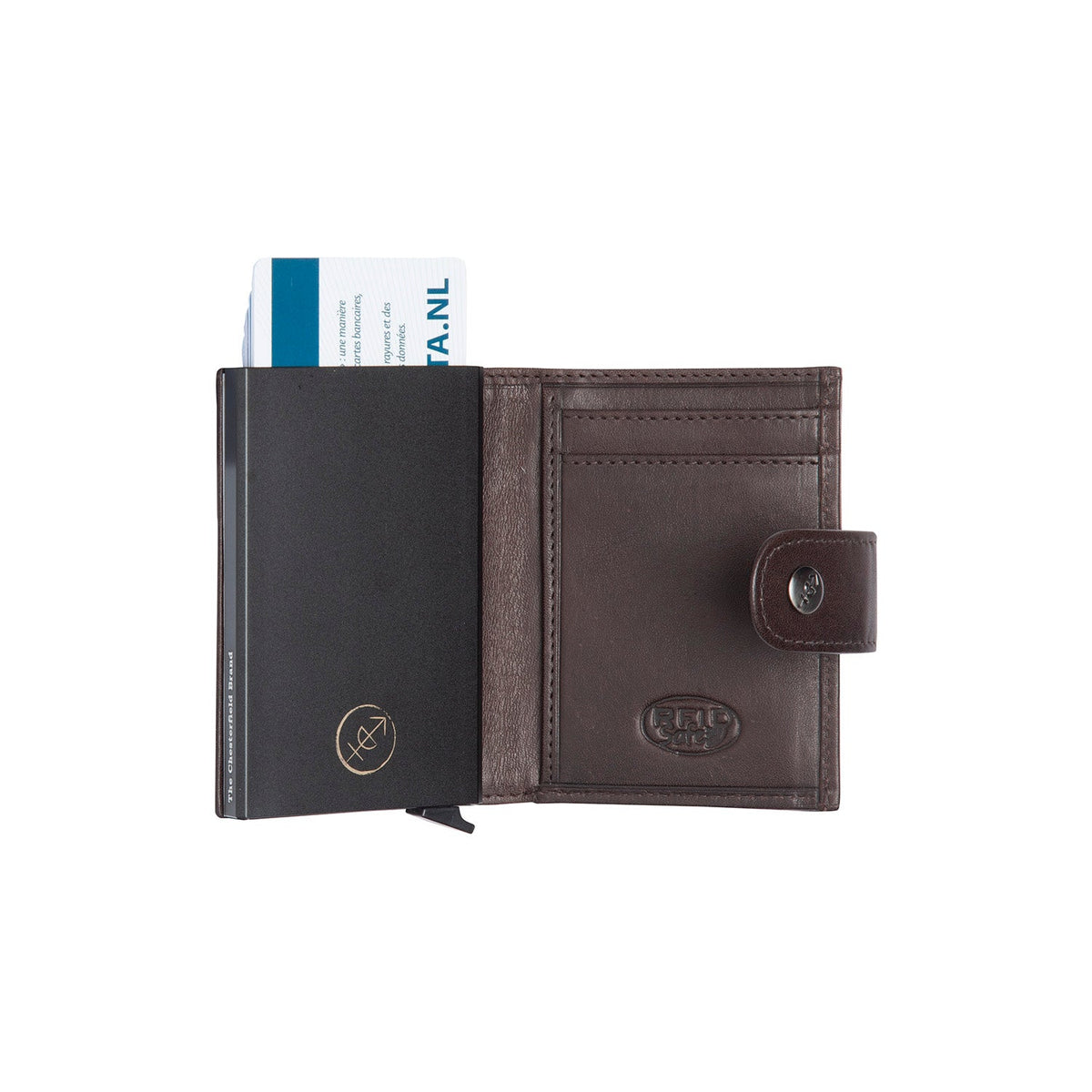 Lesina Full-Grain Leather Card Holder for Kvinner – alternate product view 3