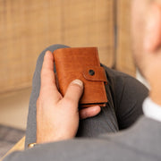 Lesina Full-Grain Leather Card Holder for Kvinner – alternate product view 2