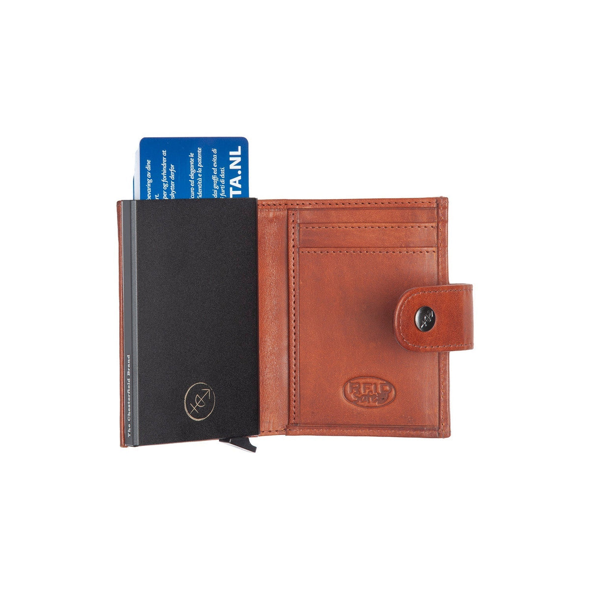 Lesina Full-Grain Leather Card Holder for Kvinner – alternate product view 3