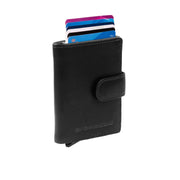 Loughton Full-Grain Leather Card Holder for Kvinner in Classic 100% Full-Grain Leather - Full Exterior Front Profile View | Buy Online