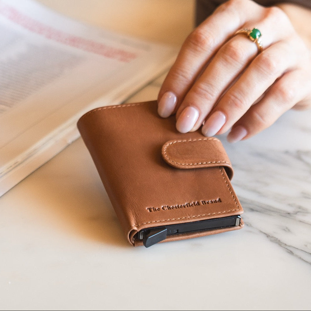 Loughton Full-Grain Leather Card Holder for Kvinner – alternate product view 2