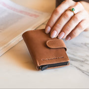 Loughton Full-Grain Leather Card Holder for Kvinner – alternate product view 2