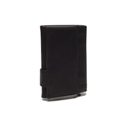 Solid Antique Brass Hardware &amp; Heavy-Duty Dual Zipper Detail on Mannheim Full-Grain Leather Card Holder for Kvinner