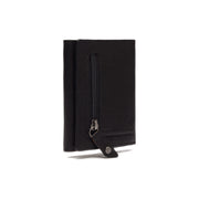Solid Antique Brass Hardware &amp; Heavy-Duty Dual Zipper Detail on Paris Full-Grain Leather Card Holder for Kvinner