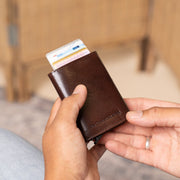 Paris Full-Grain Leather Card Holder for Kvinner – alternate product view 2