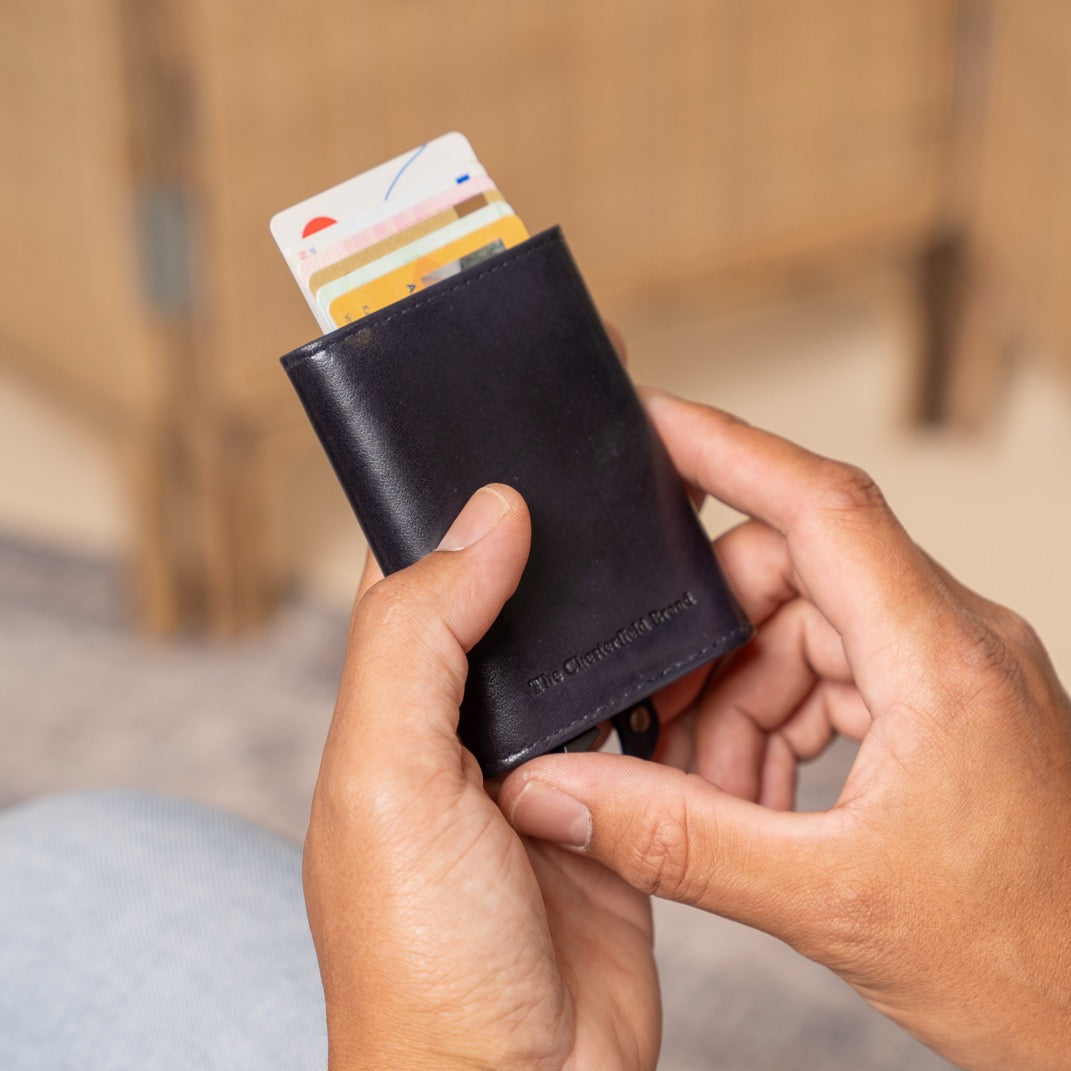 Paris Full-Grain Leather Card Holder for Kvinner – alternate product view 2