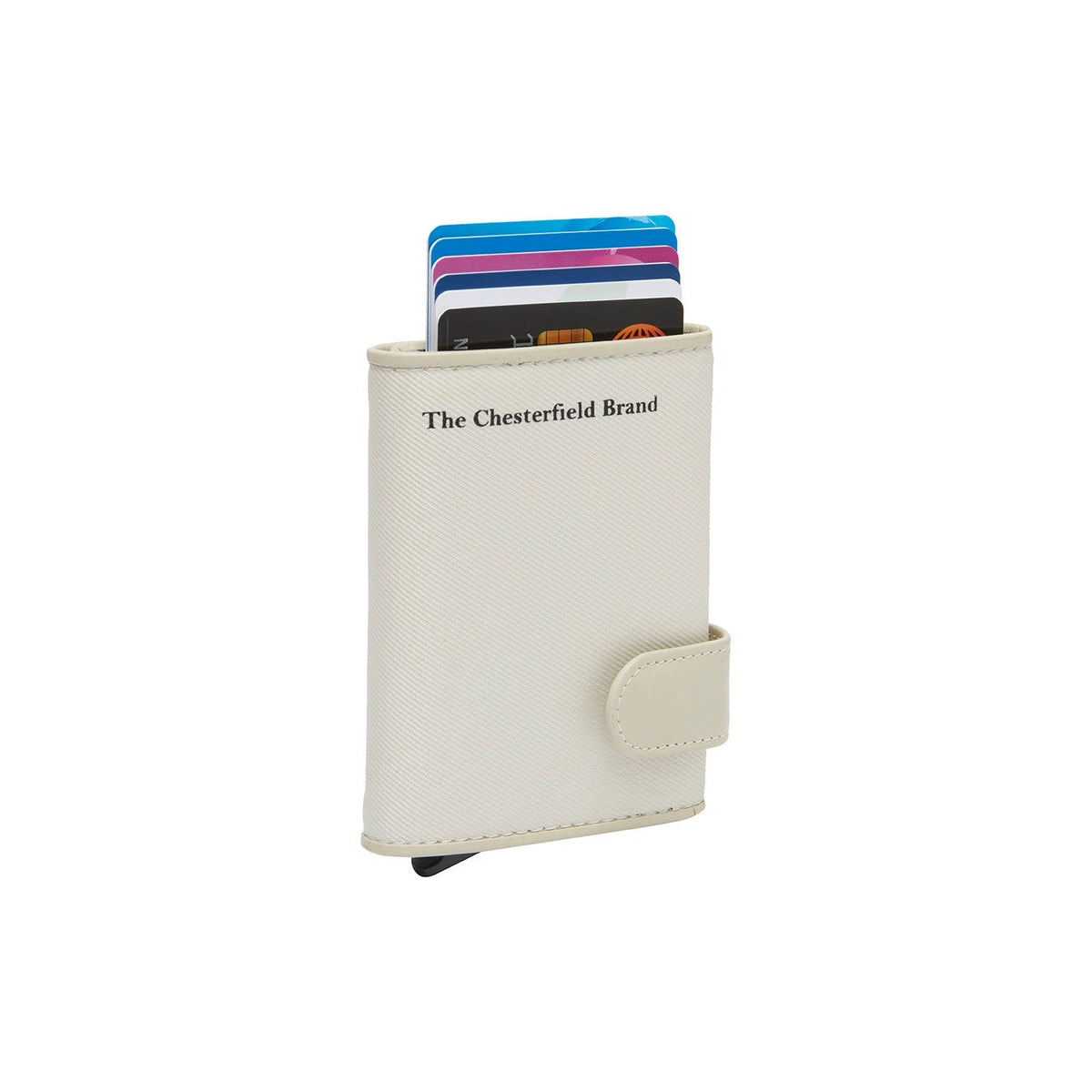Sabana Full-Grain Leather Card Holder for Kvinner in Classic 100% Full-Grain Leather - Full Exterior Front Profile View | Buy Online