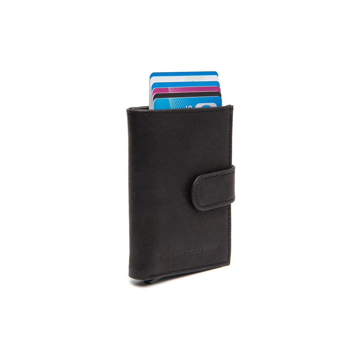 Torola Full-Grain Leather Card Holder for Kvinner in Classic 100% Full-Grain Leather - Full Exterior Front Profile View | Buy Online