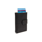 Torola Full-Grain Leather Card Holder for Kvinner in Classic 100% Full-Grain Leather - Full Exterior Front Profile View | Buy Online