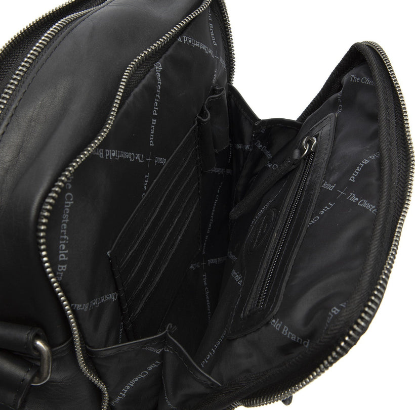 Alva Full-Grain Leather Crossbody Bag for Herre