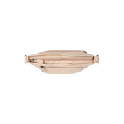 
Solid Antique Brass Hardware & Heavy-Duty Dual Zipper Detail on Aston Full-Grain Leather Crossbody Bag