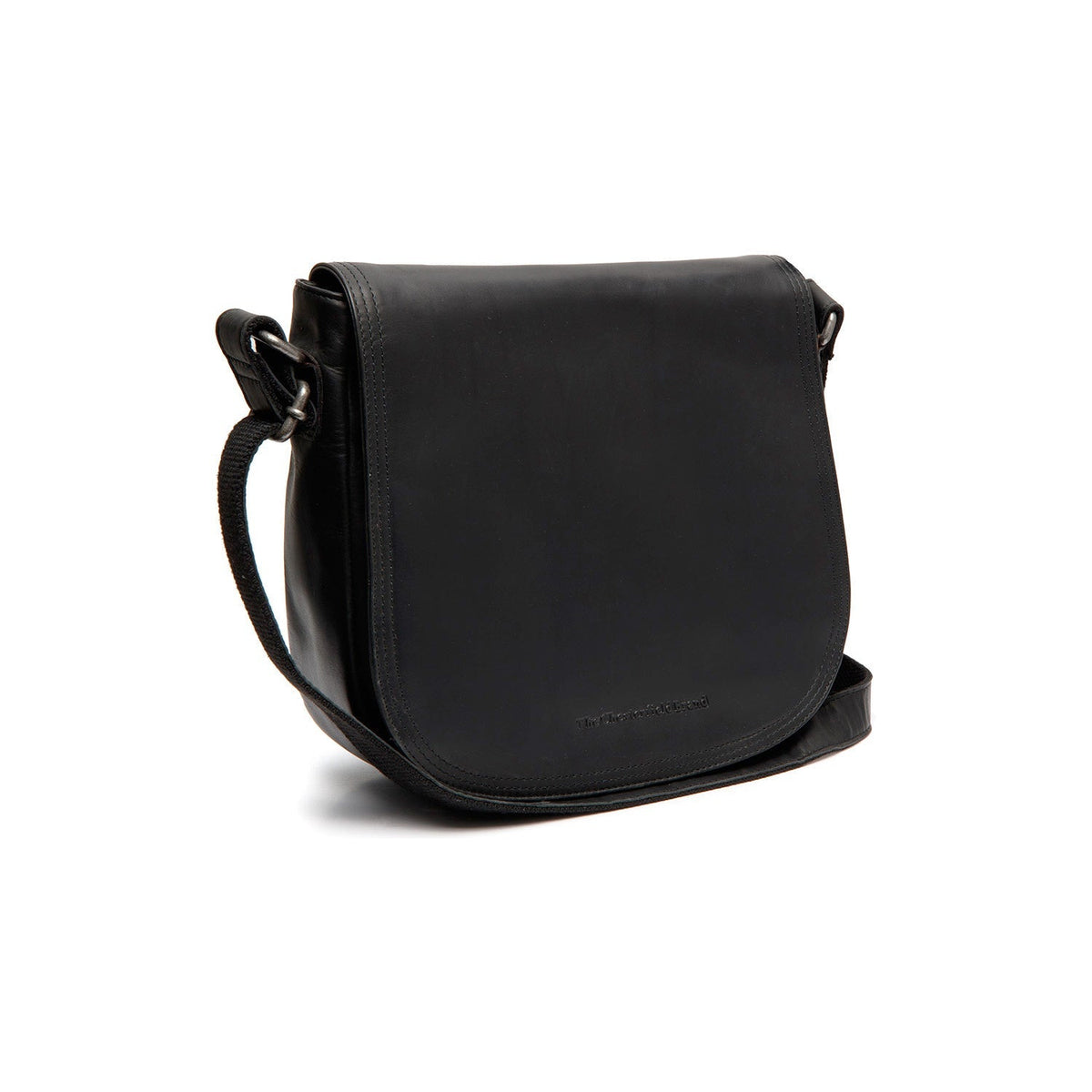 Everglades Full-Grain Leather Crossbody Bag for Kvinner in Classic 100% Full-Grain Leather - Full Exterior Front Profile View | Buy Online
