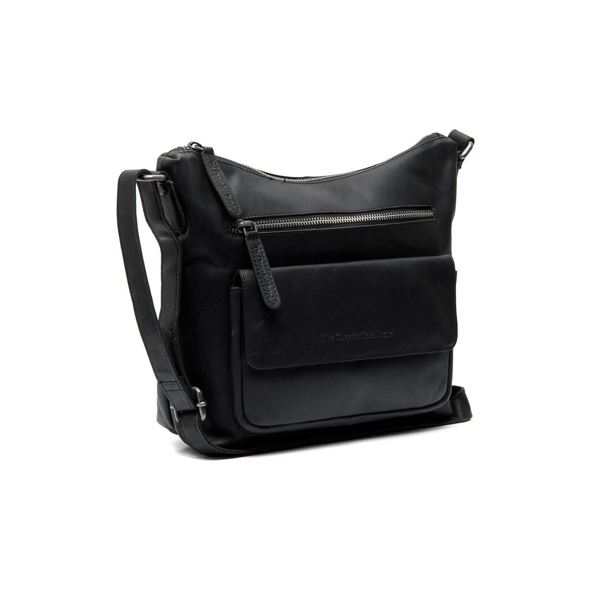 Hailey Full-Grain Leather Crossbody Bag for Kvinner in Classic 100% Full-Grain Leather - Full Exterior Front Profile View | Buy Online