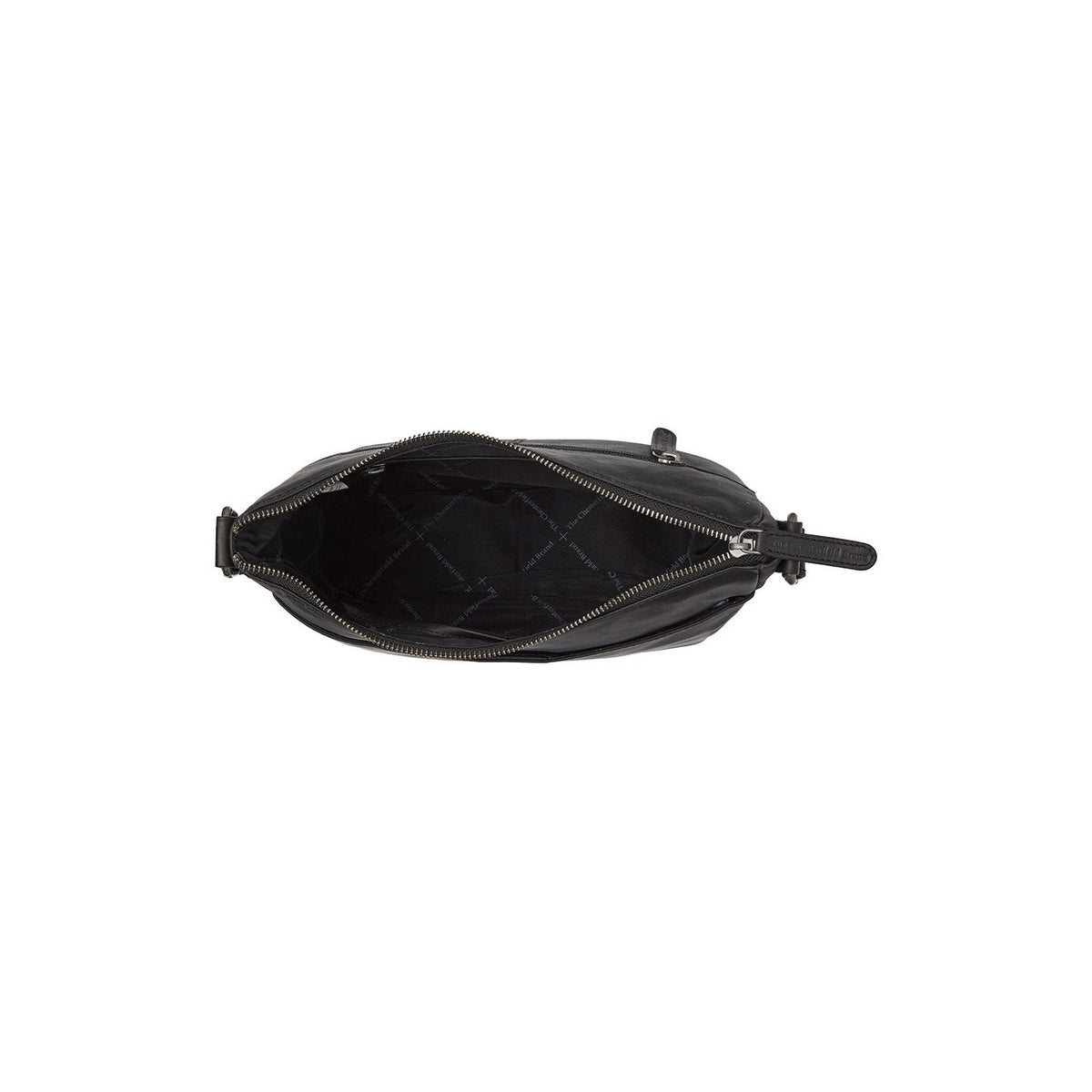 Henderson Full-Grain Leather Crossbody Bag for Kvinner - Structured Side Profile Showing Gusset Depth &amp; Expansion Capacity
