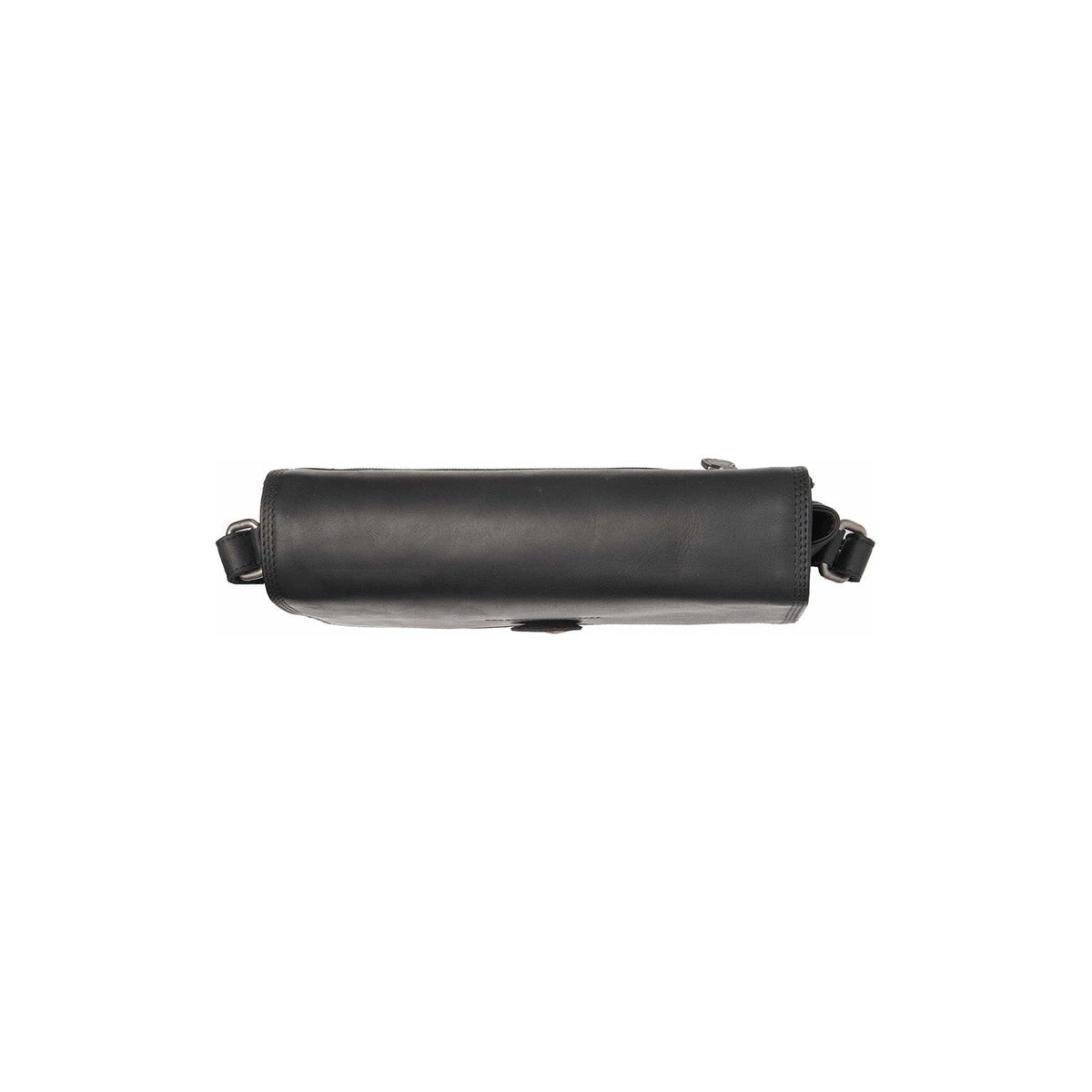 
Solid Antique Brass Hardware & Heavy-Duty Dual Zipper Detail on Lunor Full-Grain Leather Crossbody Bag