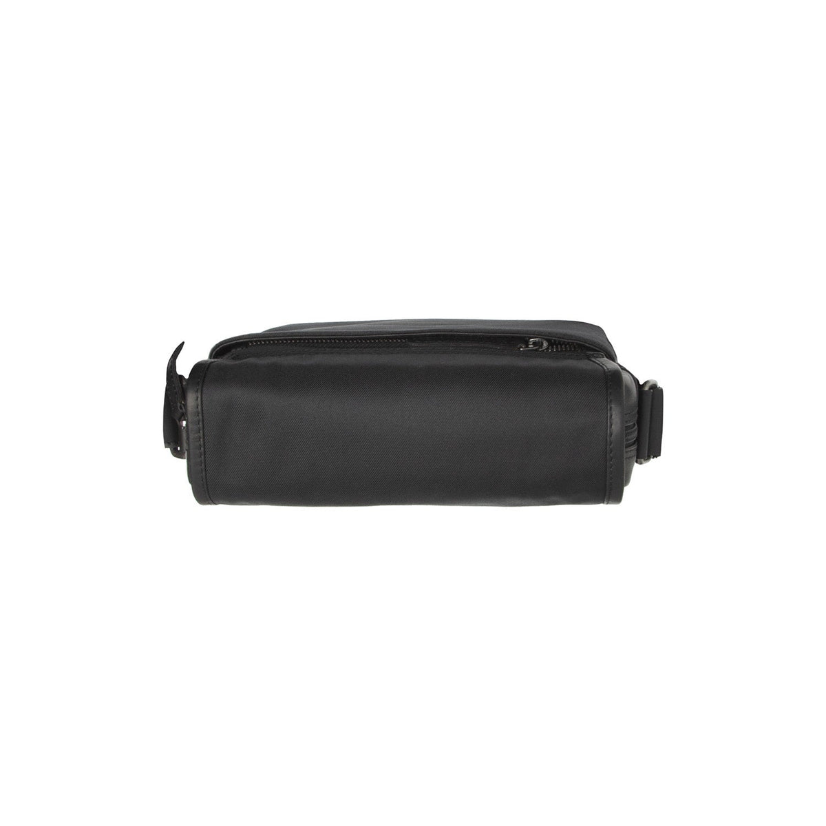 Mikeli Full-Grain Leather Crossbody Bag for Kvinner - Structured Side Profile Showing Gusset Depth &amp; Expansion Capacity
