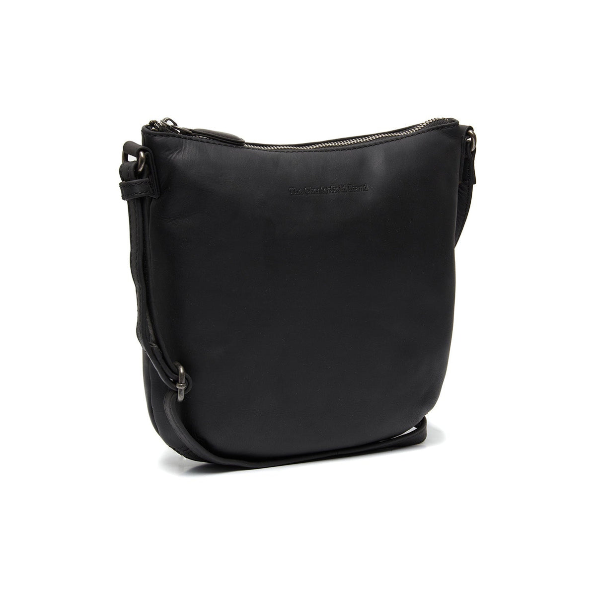 Redding Full-Grain Leather Crossbody Bag for Kvinner in Red 100% Full-Grain Leather - Full Exterior Front Profile View | Buy Online