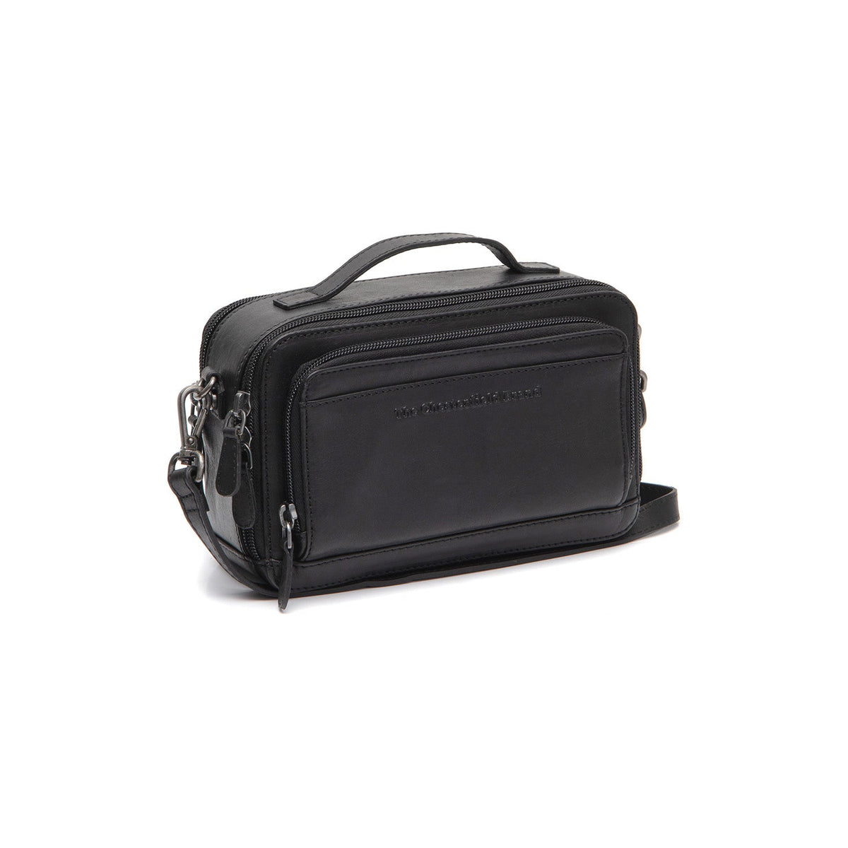 Rovon Full-Grain Leather Crossbody Bag for Kvinner in Classic 100% Full-Grain Leather - Full Exterior Front Profile View | Buy Online