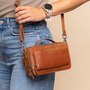 Rovon Full-Grain Leather Crossbody Bag for Kvinner – alternate product view 2