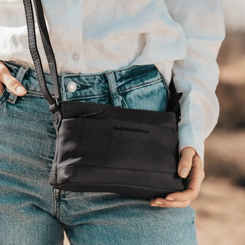 Salerno Full-Grain Leather Crossbody Bag for Kvinner