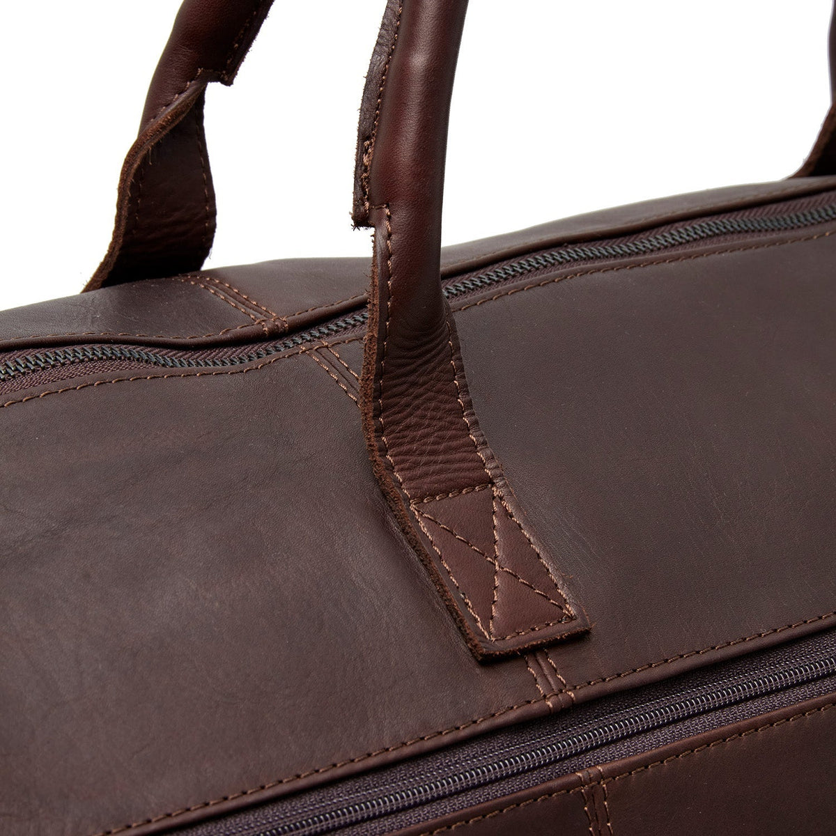 Brown Leather Garment Bag Finlay for Kvinner, detail view 1