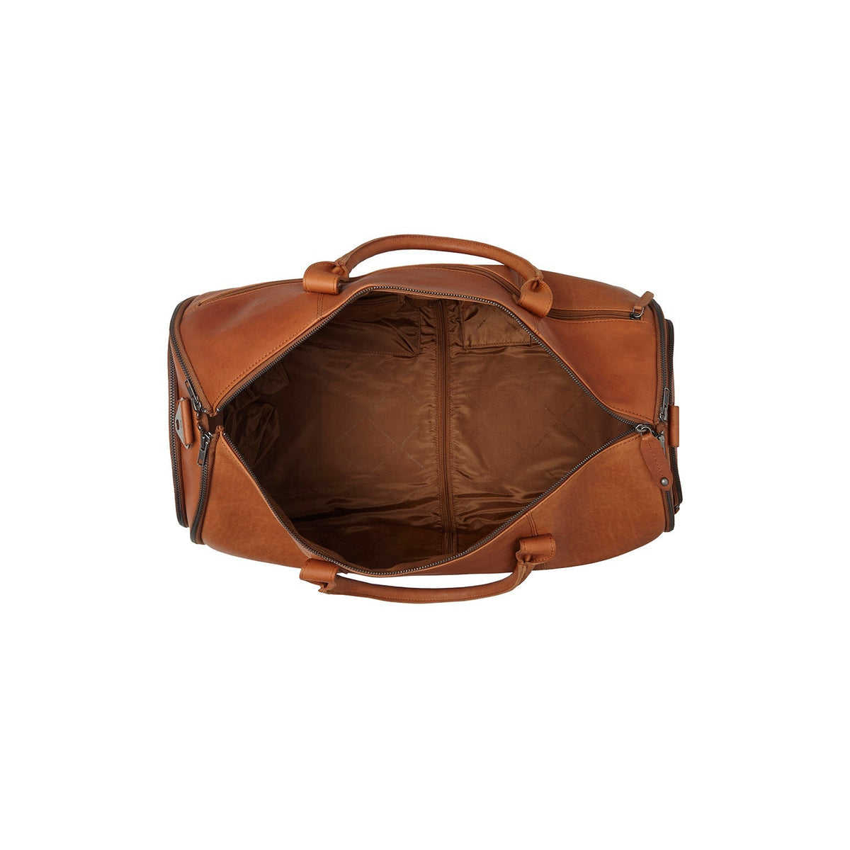 Cognac Leather Garment Bag Finlay for Kvinner, detail view 4