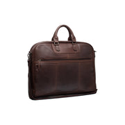 Leather Garment Bag Josh for Kvinner in Classic 100% Full-Grain Leather - Front Profile View &amp; Tailored Silhouette | Buy Online