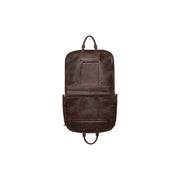 Leather Garment Bag Josh for Kvinner - Lateral Side Profile View Showing Sleeve Cut &amp; Athletic Taper Fit