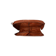 Cognac Leather Garment Bag Josh for Kvinner, detail view 3