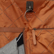 Cognac Leather Garment Bag Josh for Kvinner, detail view 4
