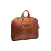Cognac Leather Garment Bag Josh for Kvinner, detail view 5