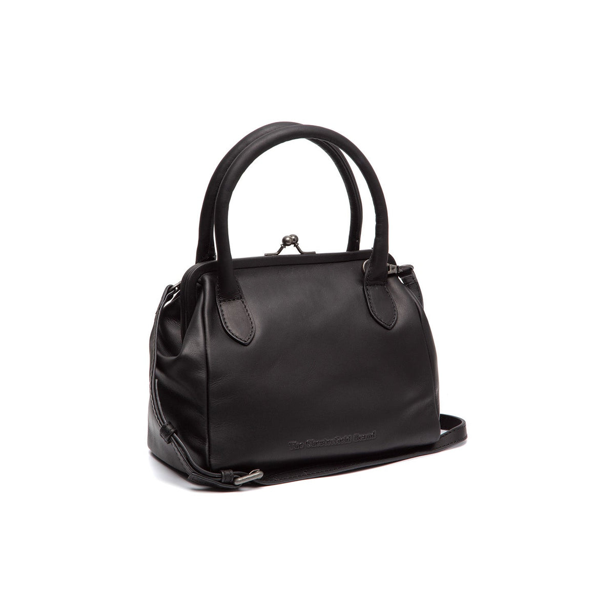 Chili Full-Grain Leather Handbag for Kvinner in Classic 100% Full-Grain Leather - Front Profile View &amp; Tailored Silhouette | Buy Online
